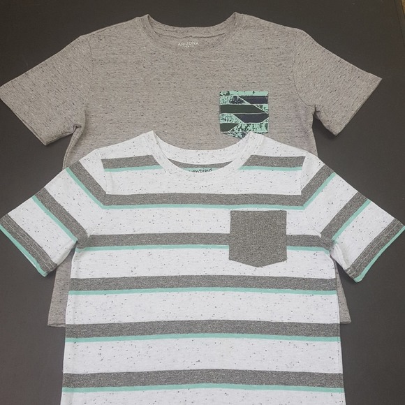 Arizona/Jumping Beans boys' short-sleeved pocket t-shirt bundle - Picture 1 of 15
